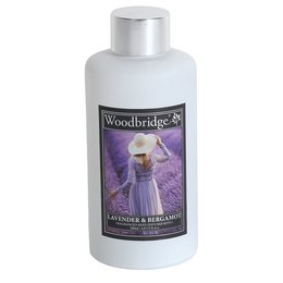 Lavender and bergamot scented diffuser refill in a 200ml bottle. Floral and herbal fragrance.