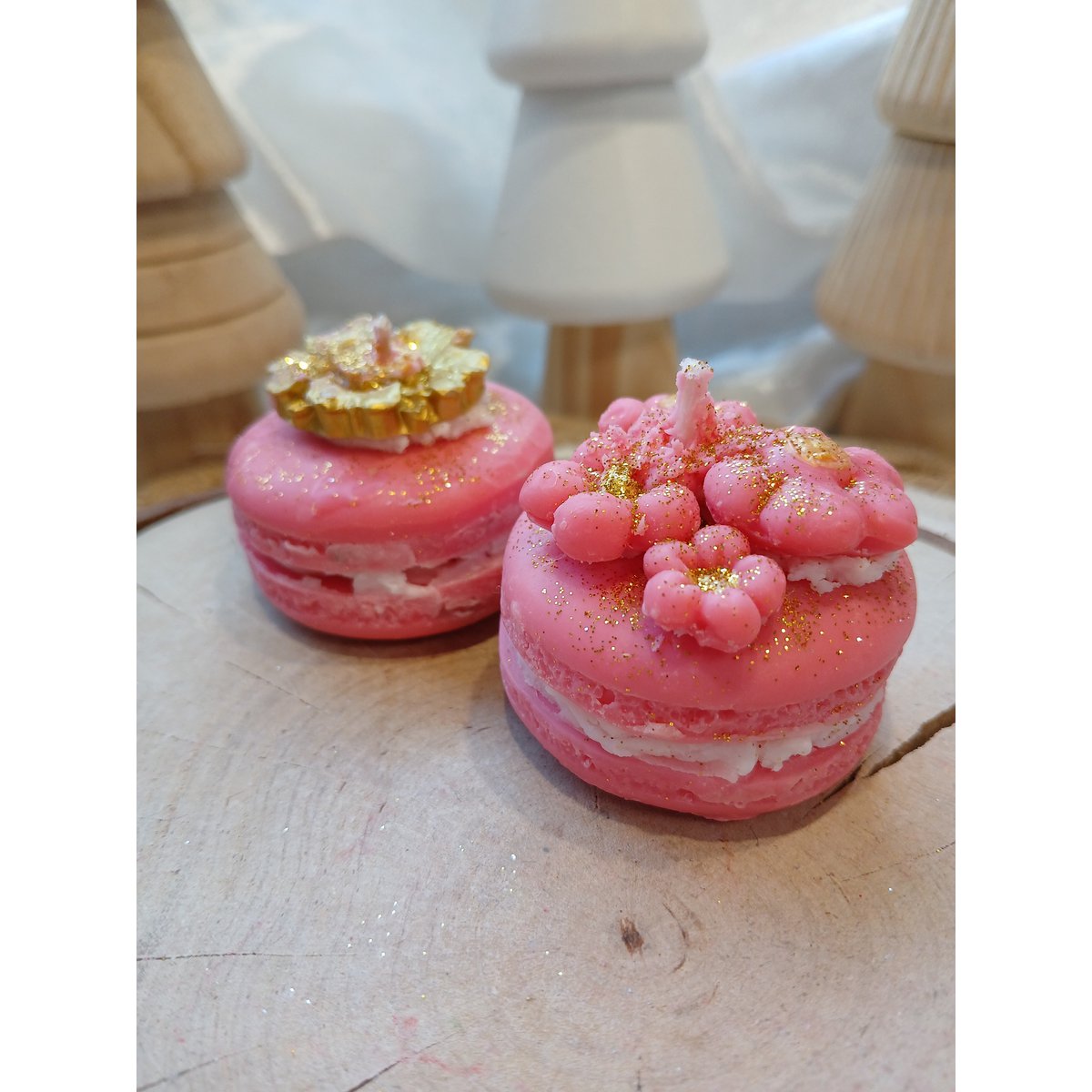 Mini świeczki Macarons