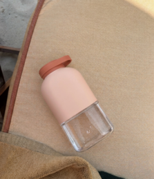 Slim Tritan Water Bottle 350 ml Blush / Terracotta