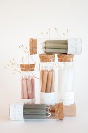 Let's Sparkle & Shine – 8 Minikerzen in einer Glasröhre