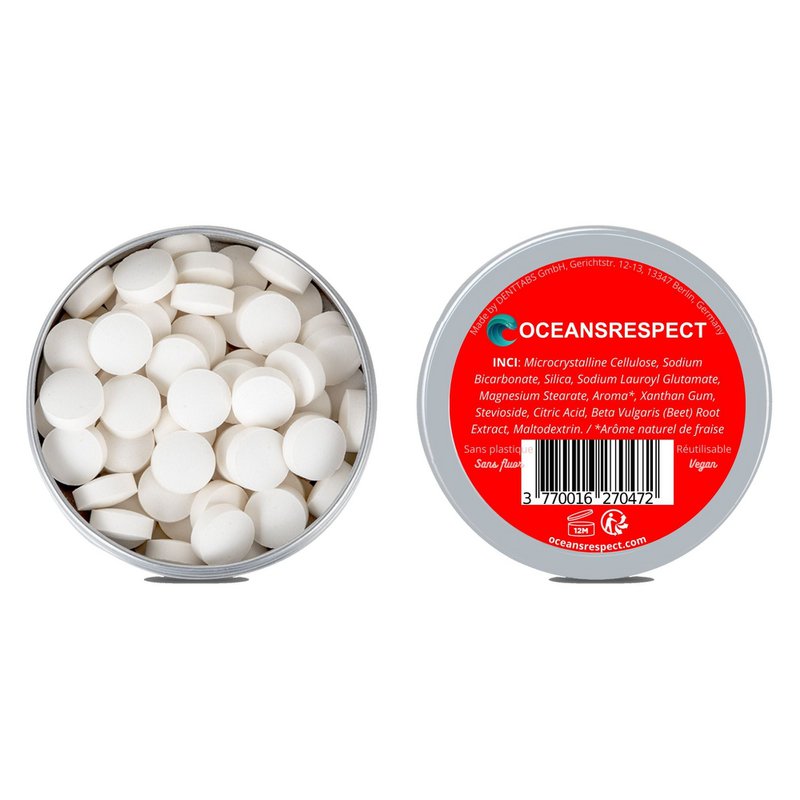 Feste Zahnpasta in Kautabletten – Fluoridfrei – 1 Monat