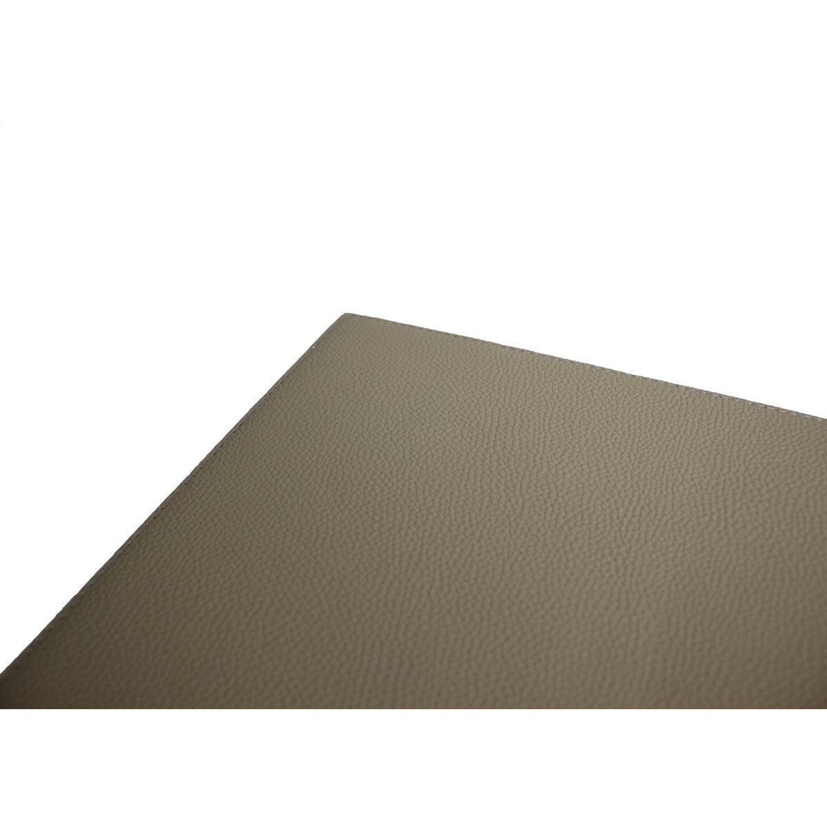 Tischset 6er Set Kunstleder Weiß/Braun Glattlederoptik 45x33 cm