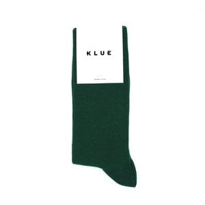 Klue organische einfarbige Socken | Grün