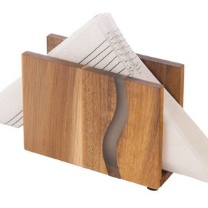 Napkin Holder Wooden RIVER 12x8.5 cm