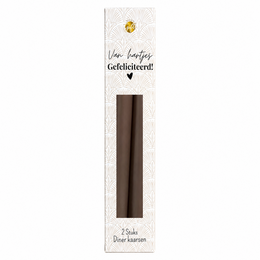 Dinner Candles – Van Hartjes Congratulations