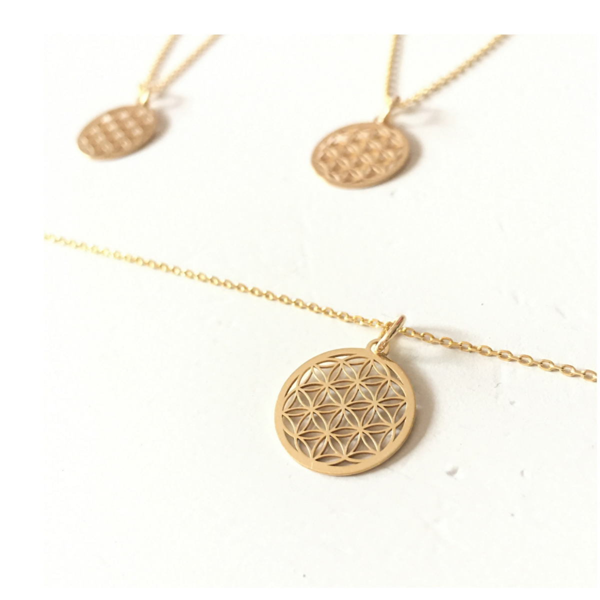 Collar flor de la vida 925