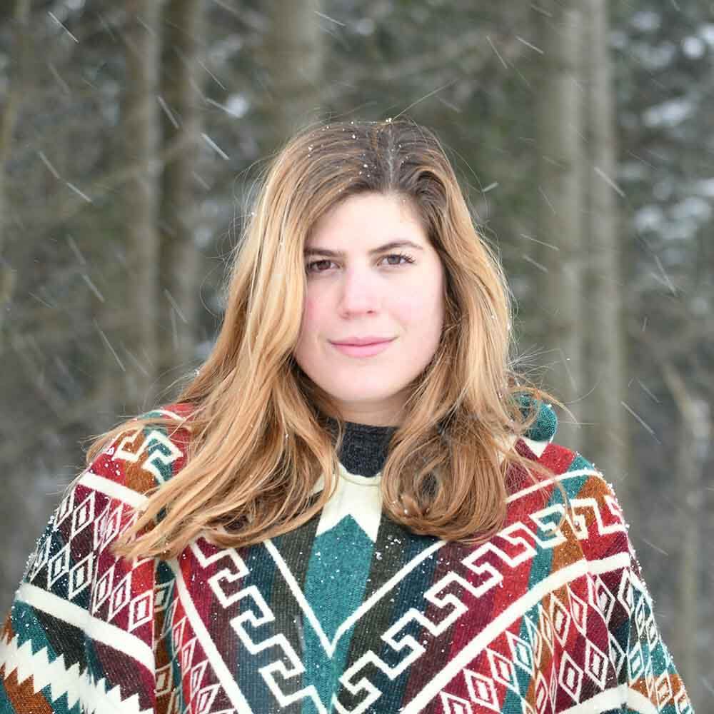 Alpaca Poncho Colored - Made in Ecuador