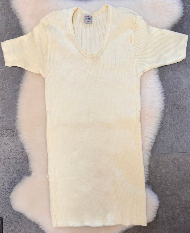 wollen t-shirt extra lang volwassenen