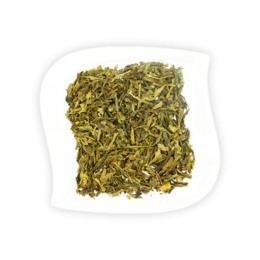 Loose leaf green tea with a delicate, grassy flavor and vibrant green color. Sencha is a high-quality Japanese green tea with a smooth, umami-rich taste.