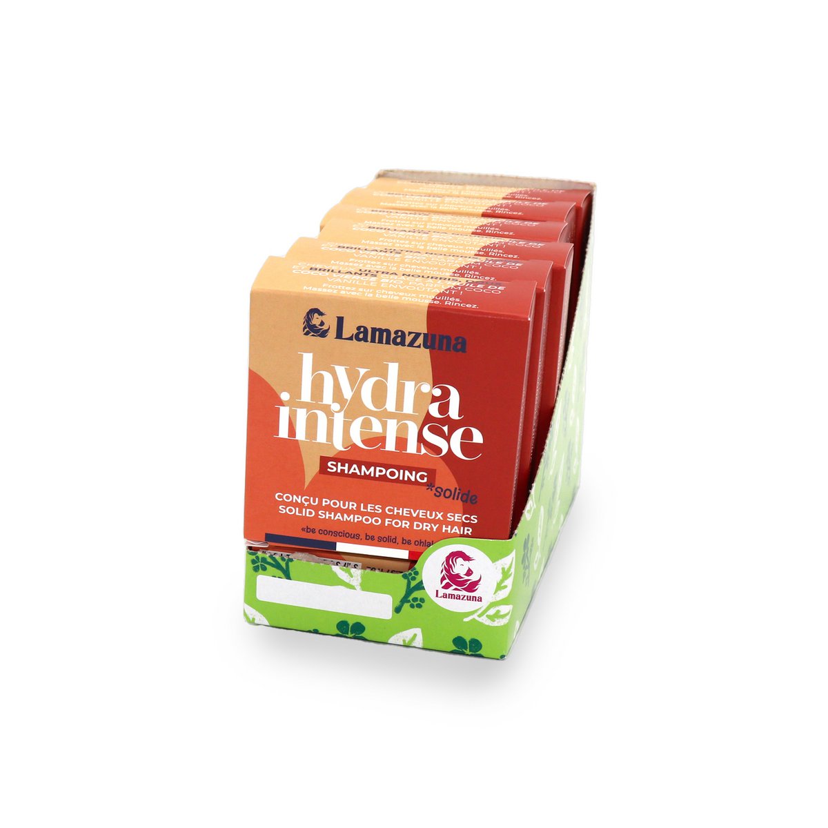 Shampoing solide pour cheveux secs - Huile de coco vierge - Hydraintense