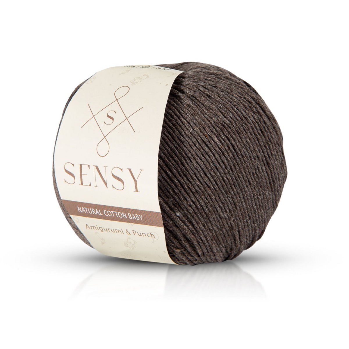 Sensy Premium Natural Baby Cotton 100% filato di cotone morbido per lavoro a maglia e uncinetto Amigurumi