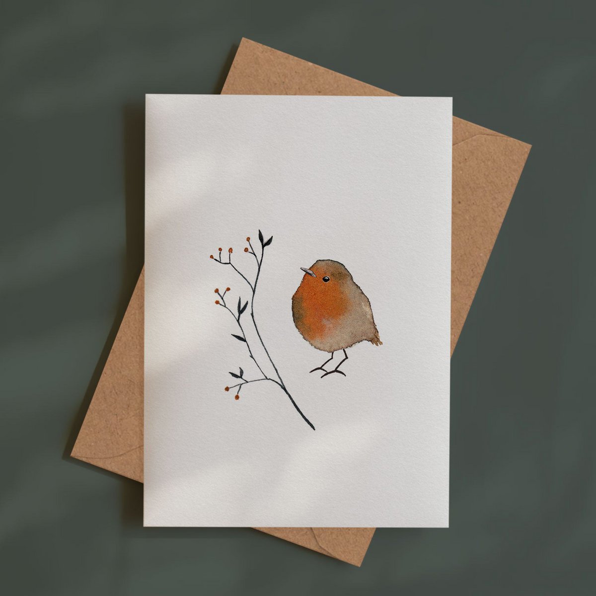 Rotal throat | Greeting card