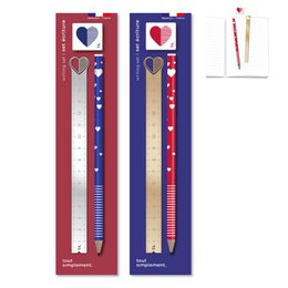 Assortment of 12 Set Writing Heart