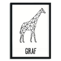 A5 plakat - Giraf