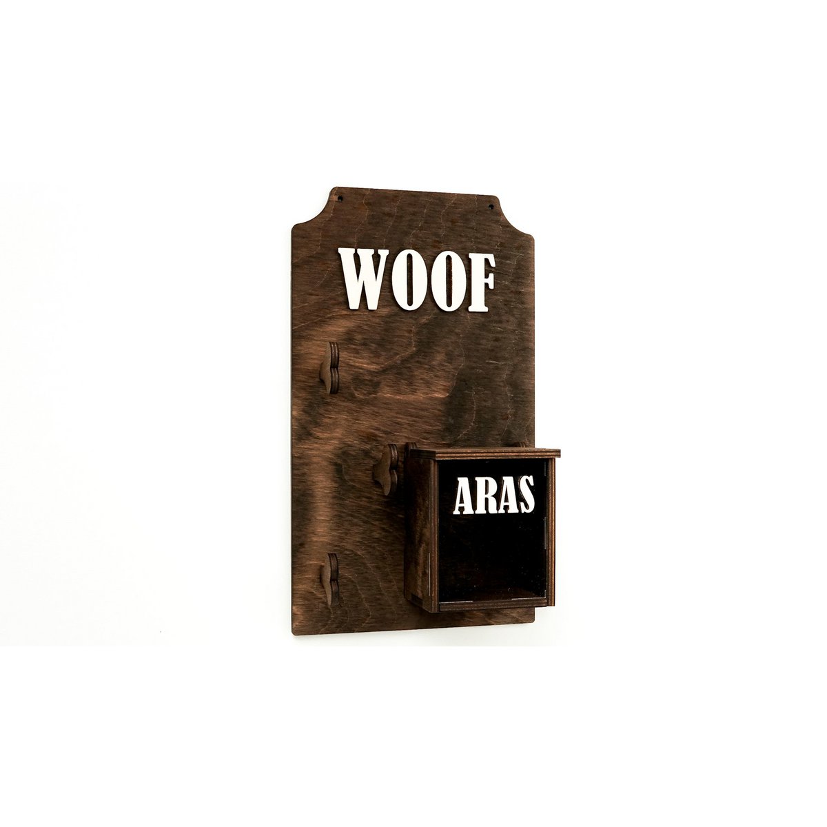 Dog Leash Holder, Wood dog leash hanger