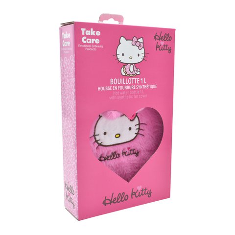 😍Hello Kitty, Wärmflasche, mit Bezug, Wärmflasche für Wärmetherapie, heißes Wasser, Gummi, Kälte, Winter, Kinder, Erwachsene