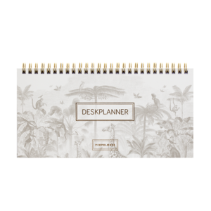 Blue Tit desk planner Mono Pencil Gray