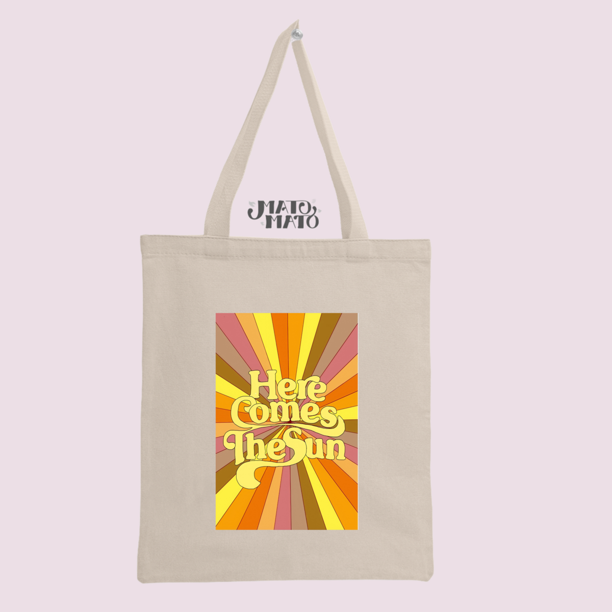 Aquí viene el sol Bolsa de tela