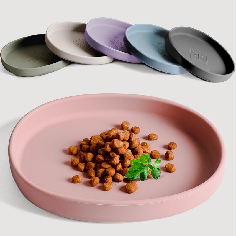 ne&no® Silikon Futterschale - Schnurrhaarfreundlich - extra flach - für Katzen