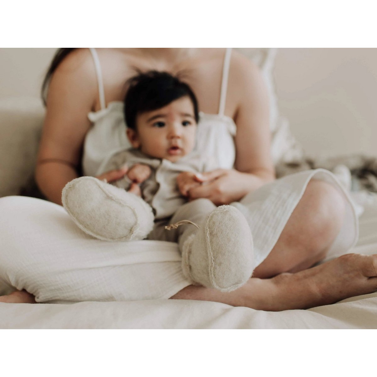 Baby Slippers - Merinowol