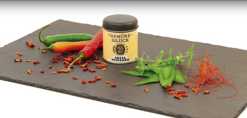 Gewürz-Glück Fiesta Mexicana krydderiblanding - mexicansk krydderi til chili con carne, tacos, burritos og guacamole