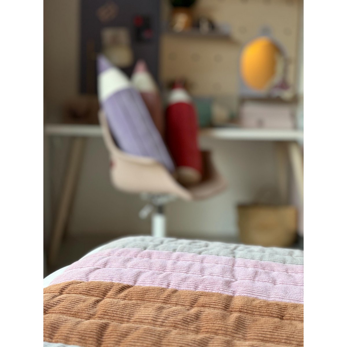 Crayon corduroy playmat Pastel”