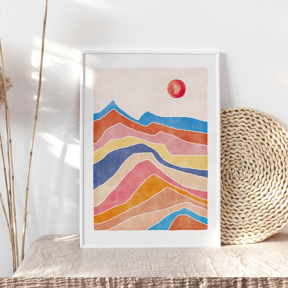 Art Print "Colorful Landscape" | abstract | different sizes