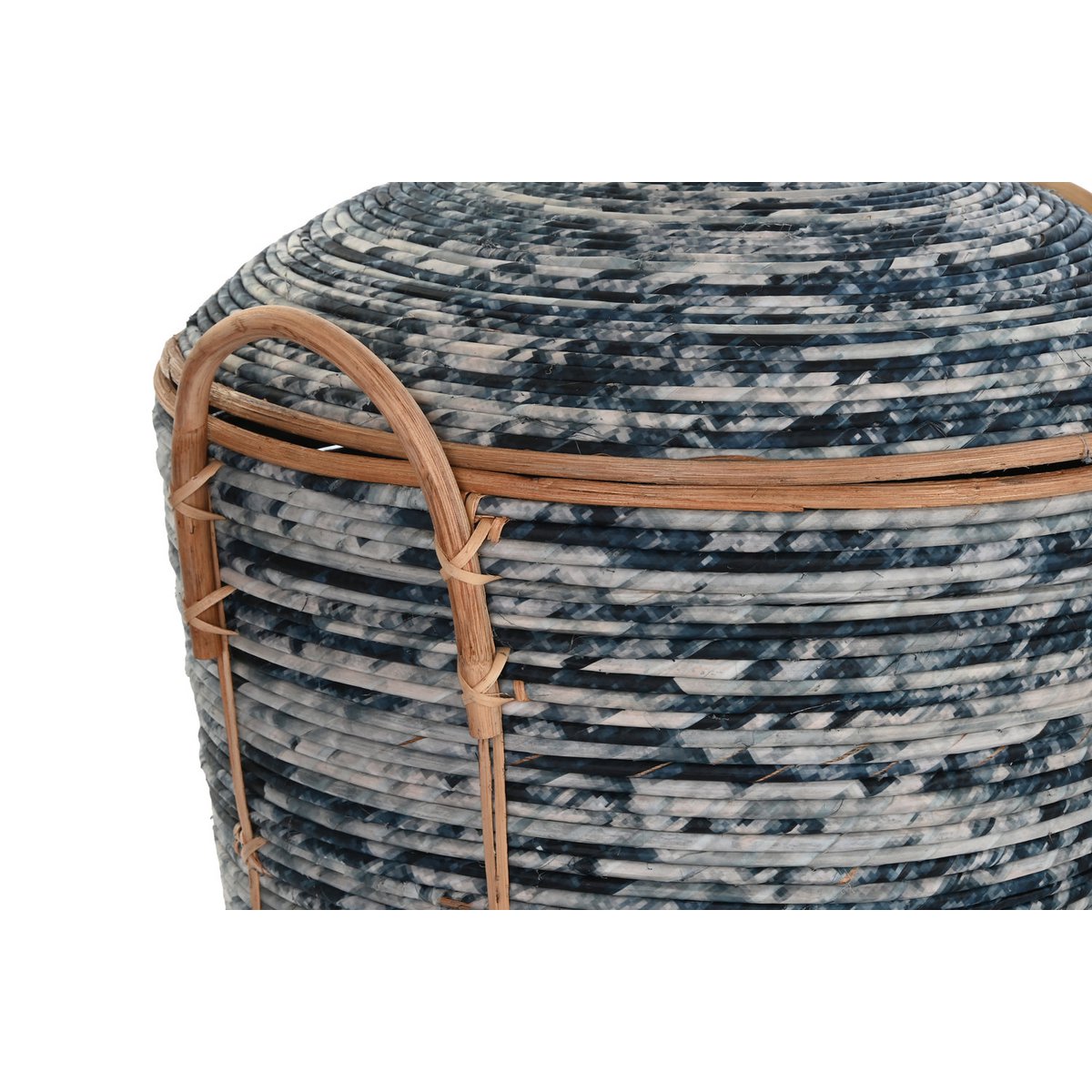 CESTA CONJUNTO 3 RATAN 56X51X62 NEGRO DC196243