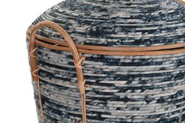 CESTA CONJUNTO 3 RATAN 56X51X62 NEGRO DC196243