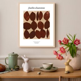 Rahmen Bild - Feuilles d'automne