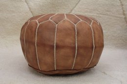 Chocolate Brown Moroccan Pouf