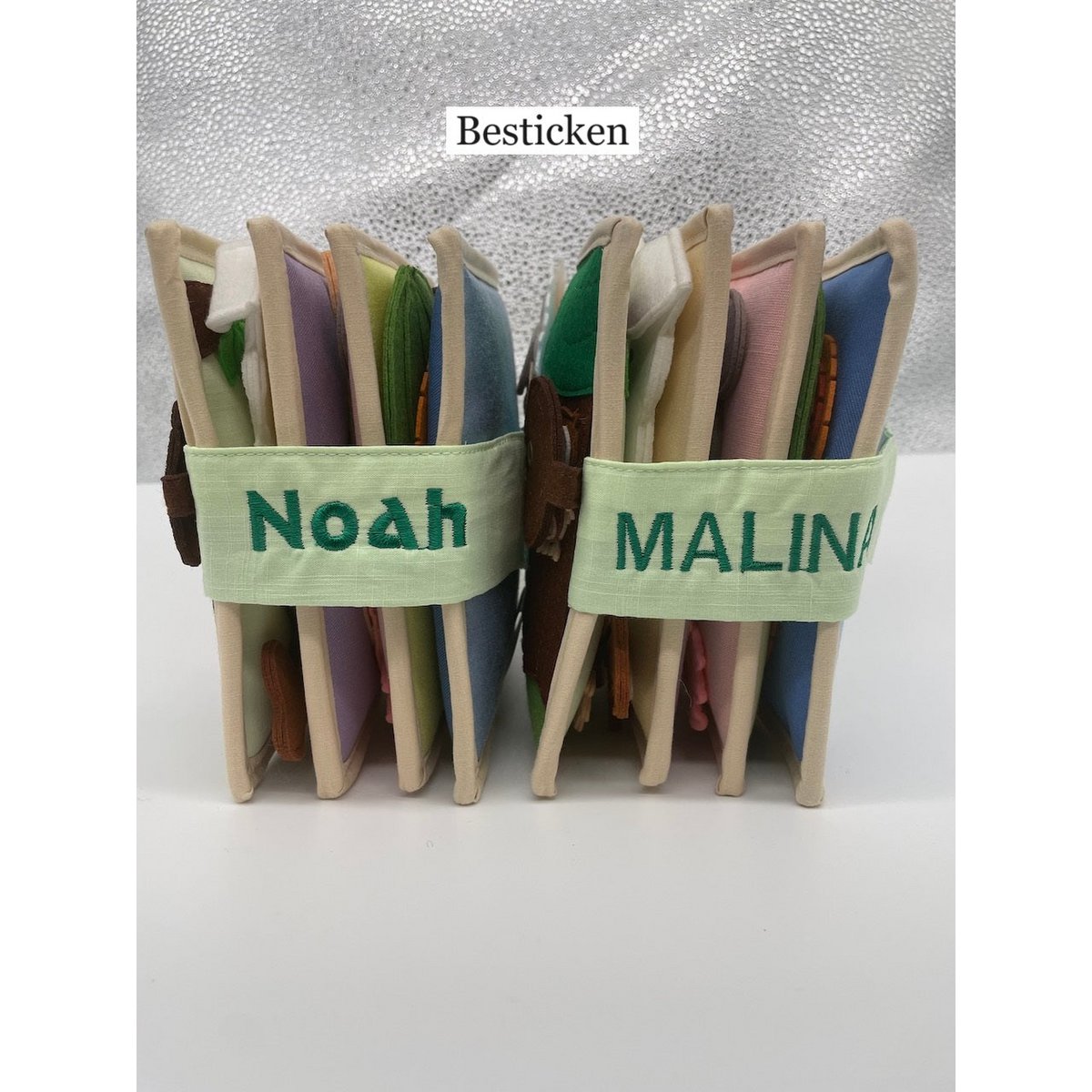 Tierfreunde - 6 Seiten Mini Quiet Book