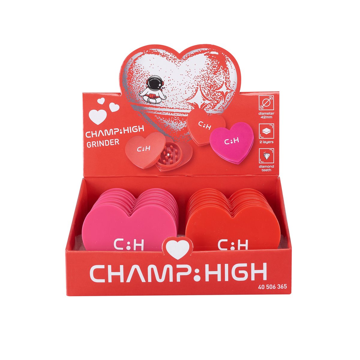 Grinder plastic in heart