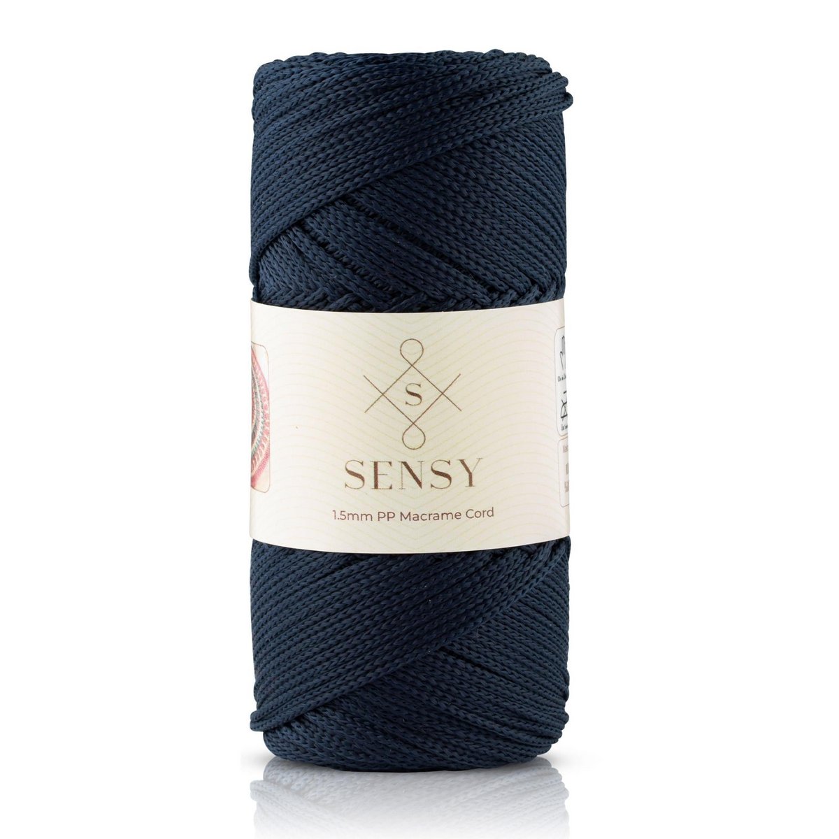 Cordoncino macramè Sensy Premium da 1,5 mm - 164 iarde, 100% poliestere
