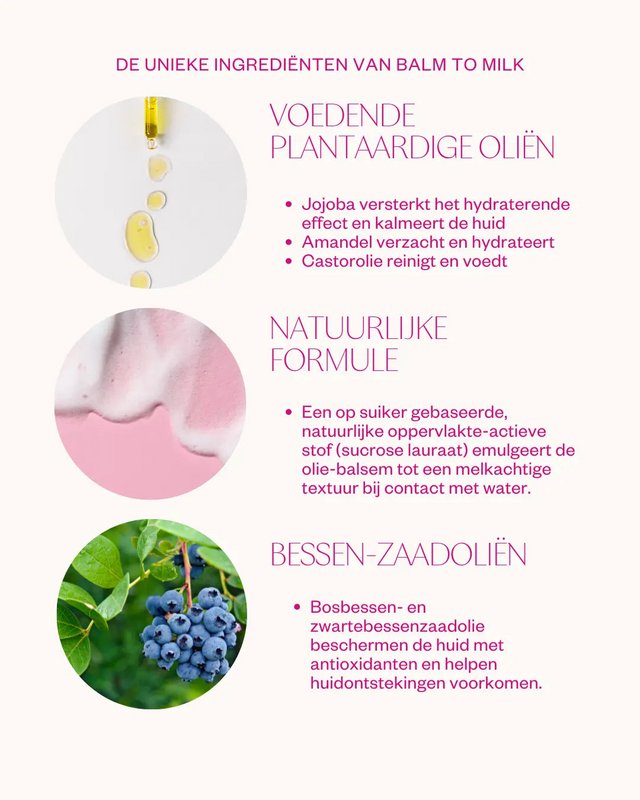 Balm to Milk Cleanser - Naturlig rengøringsmiddel