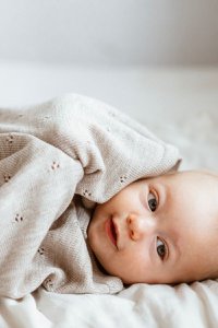 APOLLO babydeken – 100% merinowol – beige
