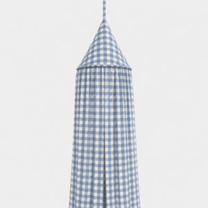 Klamboe Kinderkamer | Canopy No. 1 | Geruit grof blauw