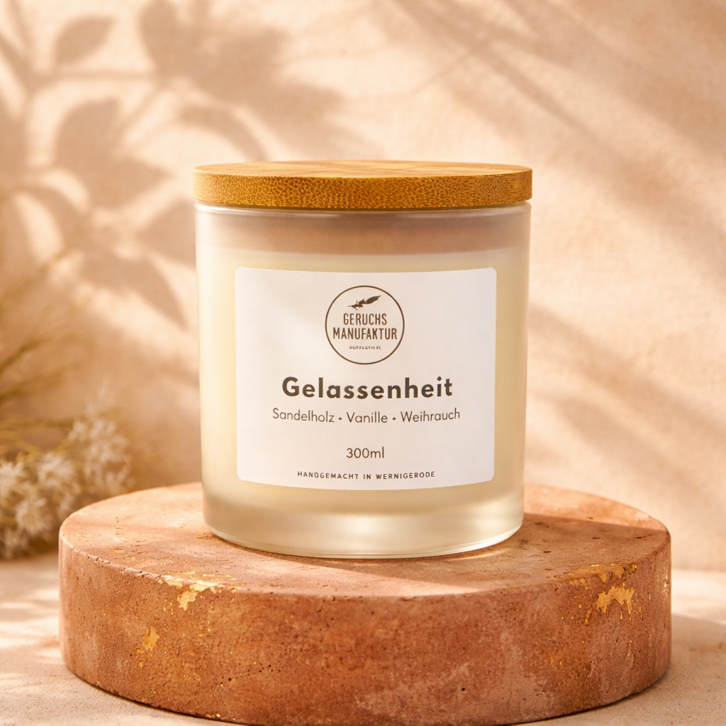 Aromatherapy candle "serenity"-calming atmosphere