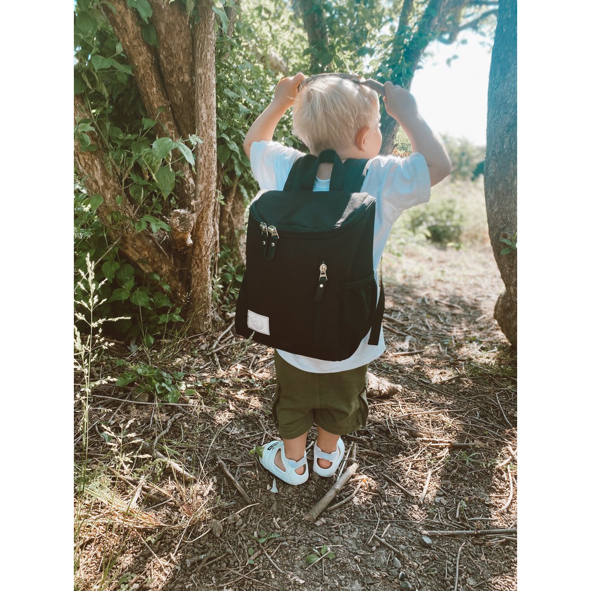 MiniMe â™»ï¸ Bolso júnior de poliéster reciclado en color negro