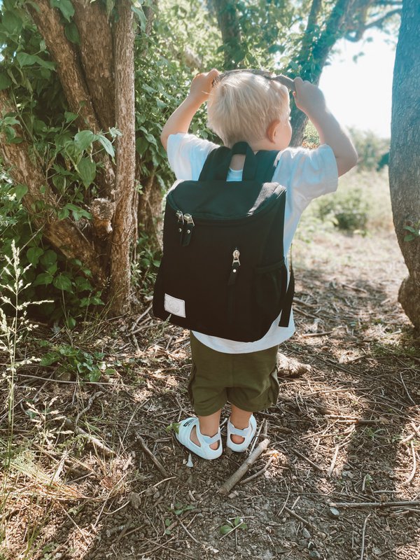 MiniMe â™»ï¸ Genbrugt polyester juniortaske i sort