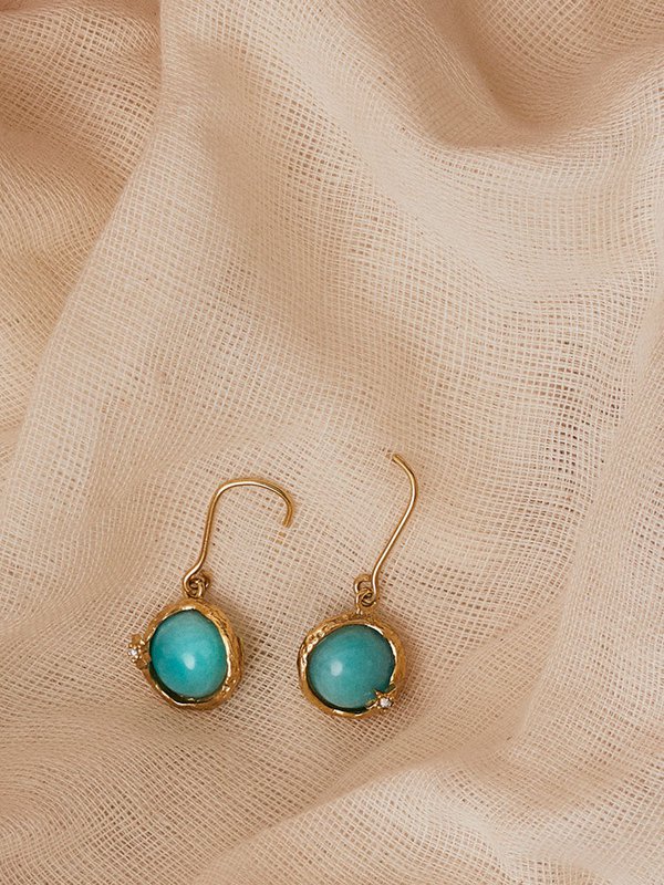 Ad Astra Amazonite Earrings
