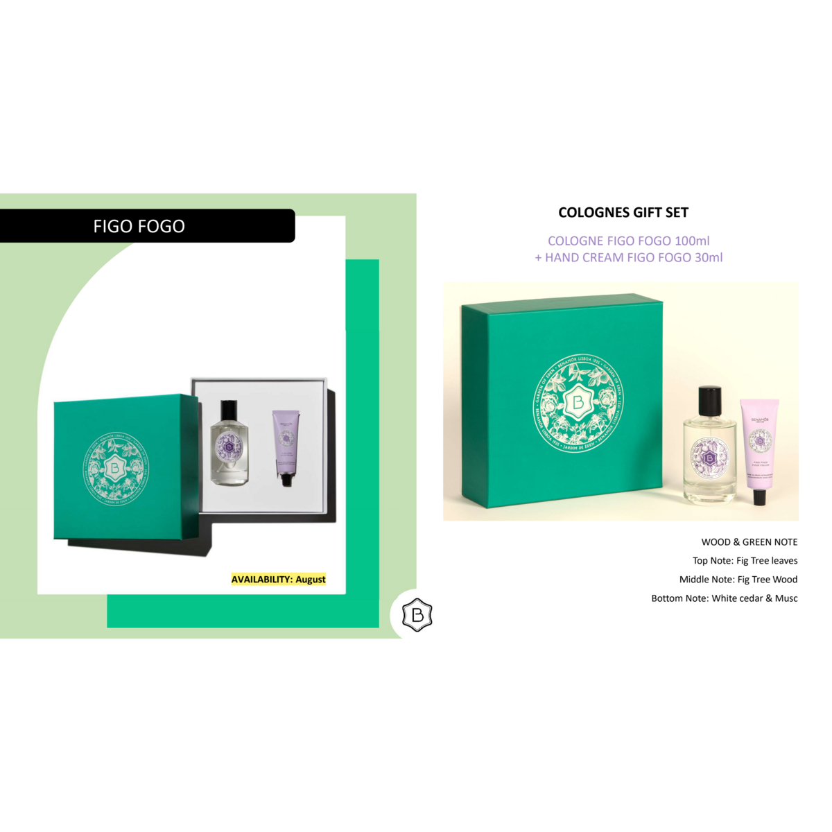 Gift Box Cologne + Handcream