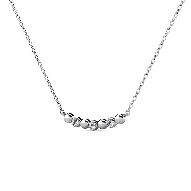 Colgantes Evelyne - Plata y Cristal
