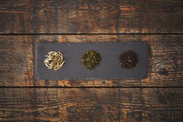 Puristische biologische theedoos