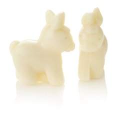 Savon au lait d'ânesse Ovis blanc d'ânesse 7,2x6,5x2,8 cm 60g