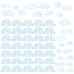 Wandaufkleber | Mini-Regenbogen blau
