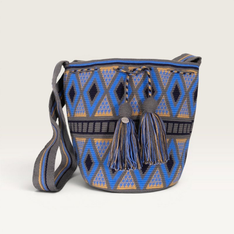 Geometric crossbody L | Lapis