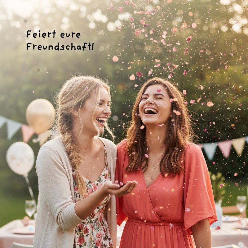 Blütenkonfetti - Love You Bestie