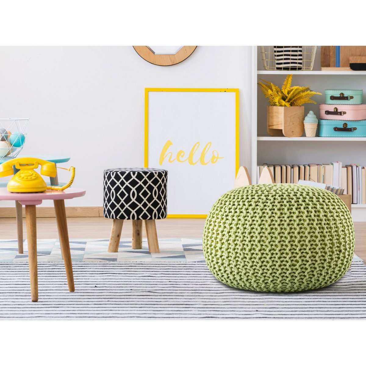 Pouf Outdoor Ø55cm stoel Pouf Terrace Pool Garden