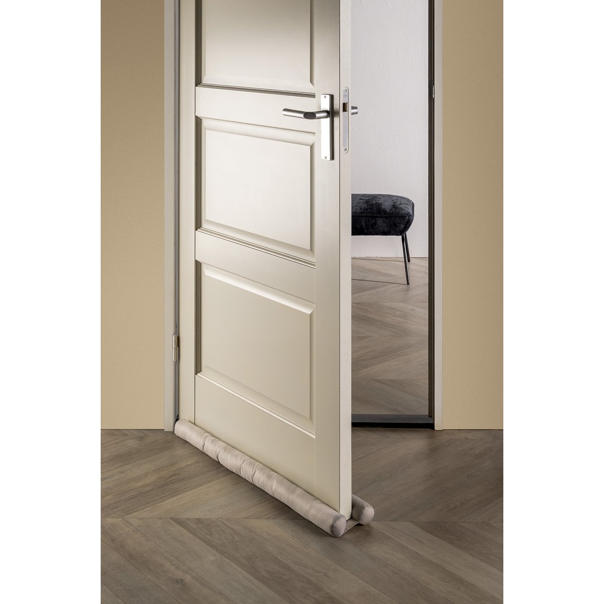 Textino TITO - Double door draught excluder 80x16x5 cm - Pumice Stone - beige